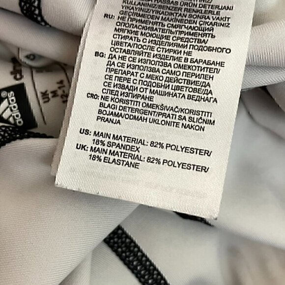 ADIDAS TechFit Printed Capri Leggings Climalite Pink Black Geo Geometric Active - Picture 10 of 14